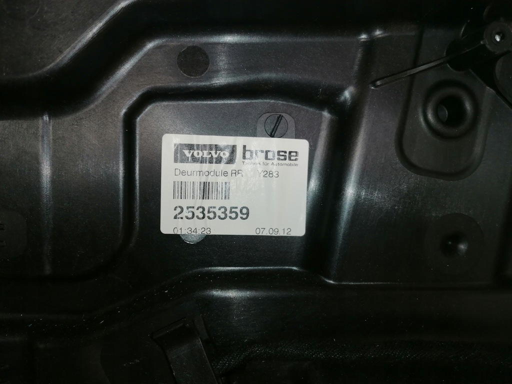 фото №9, Підйомник скло правий задня volvo s60 ii 30784313