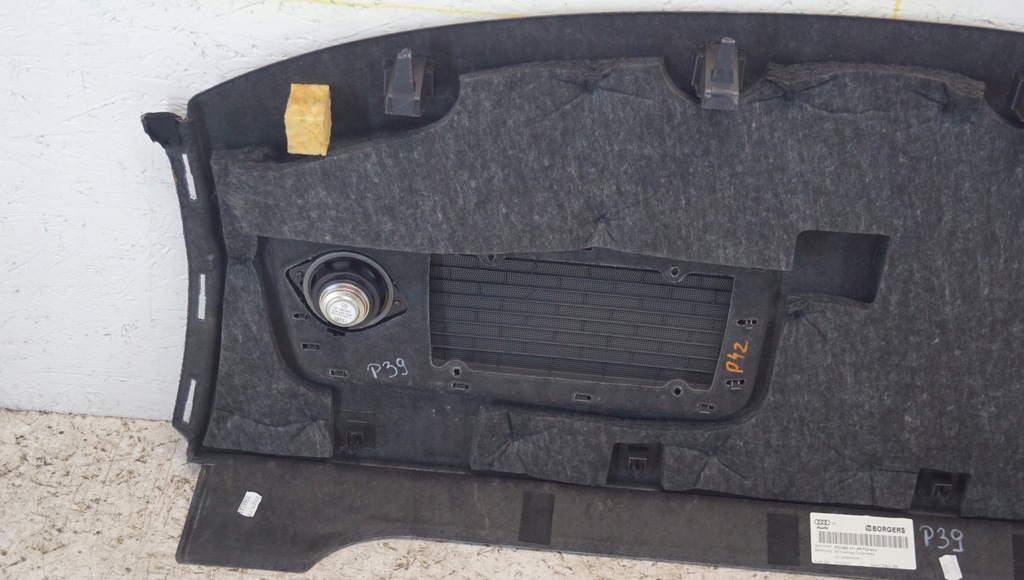 фото №11, Полиця багажника audi a5 8t coupe b&o 8t0863411ar