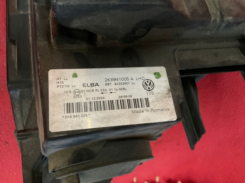 фото №12, Vw volkswagen caddy 2020- лампа ліва права 2k8941005a 2k8941006a europa