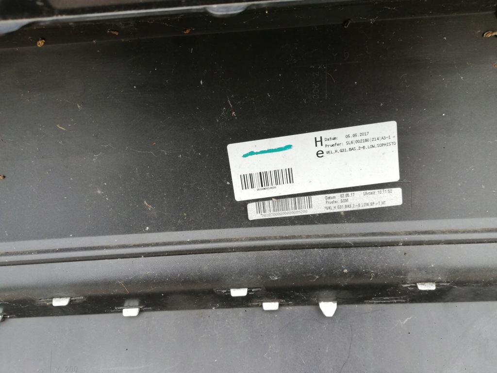 Бампер задня задній bmw 5 g31 kombi 6 pdc Зі Шроту