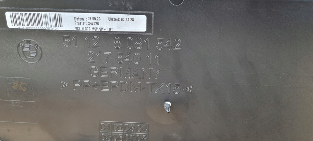 фото №13, Bmw 7 i7 g70 m-pakiet бампер задняя оригинал d033