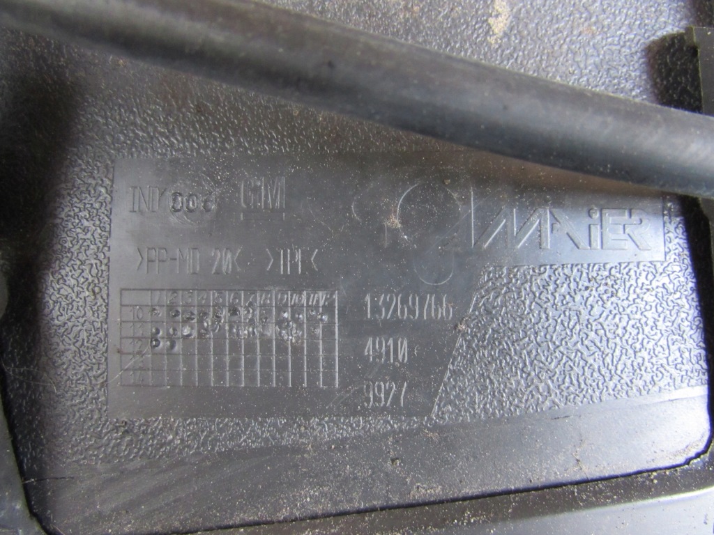 Купить Жабо капот перед opel meriva b 10-13r 13269766