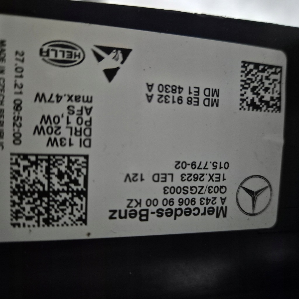 Mercedes eqb a243 фара правый  full led европа Киев