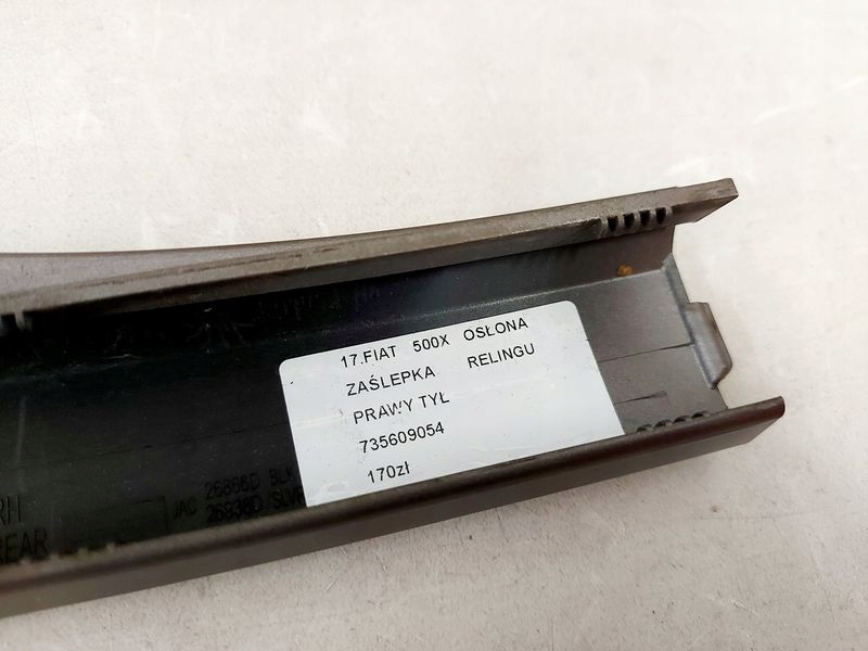 фото №6, Fiat 500x 500 x заглушка рейлинг правый задняя правая задняя 735609054