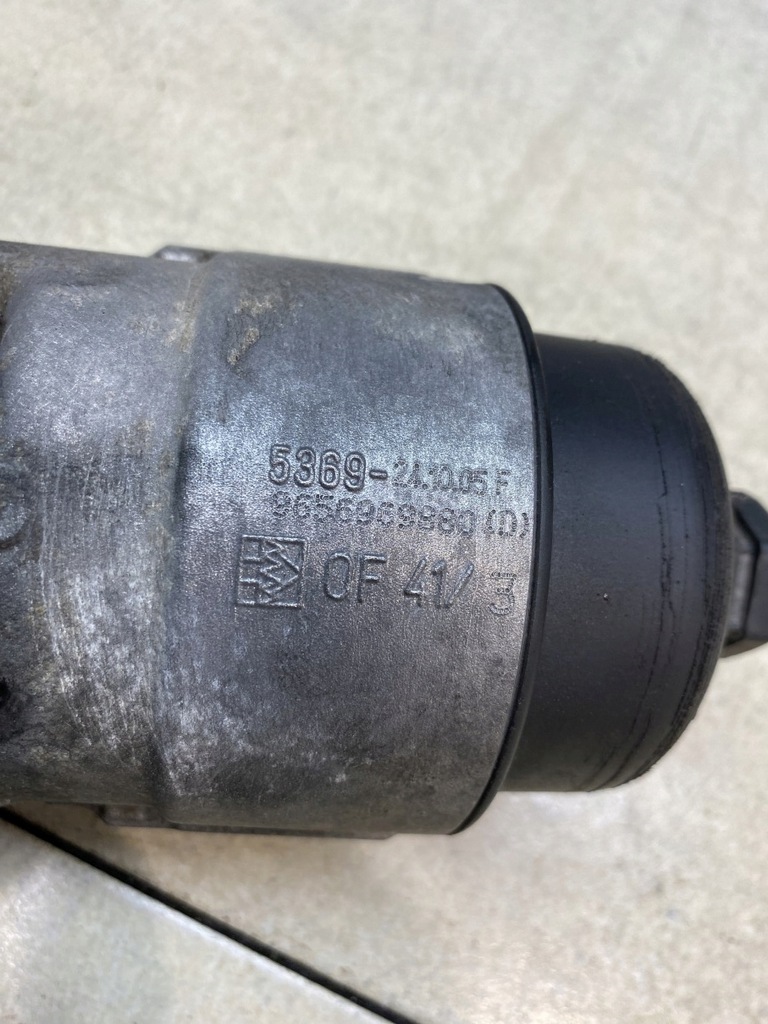 фото №7, Корпус фильтра масла 206 1.4 hdi 9656969880