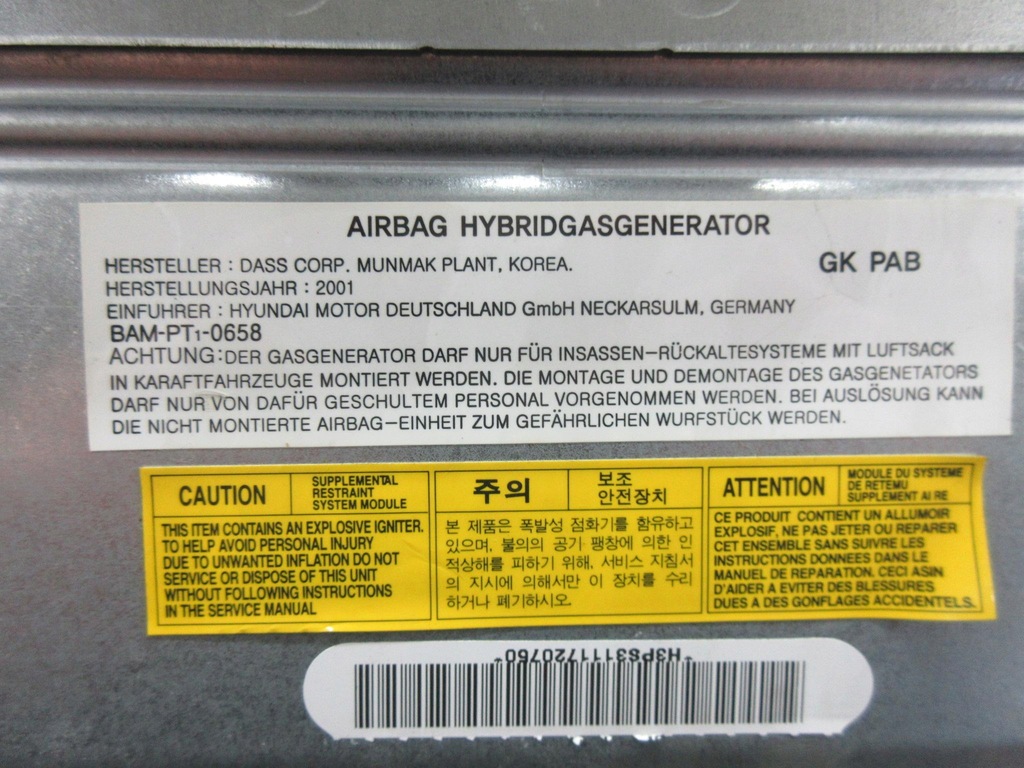 фото №6, Hyundai coupe ii tiburon подушка повітряна пасажира