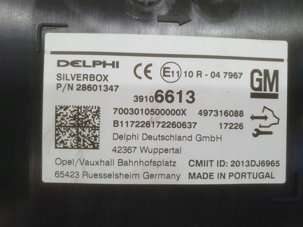 фото №4, Модуль блок управления радио silverbox opel insignia b