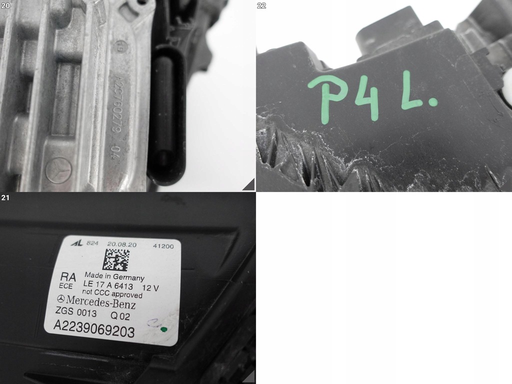 фото №12, Mercedes s-klasa w223 digital light full led лампа