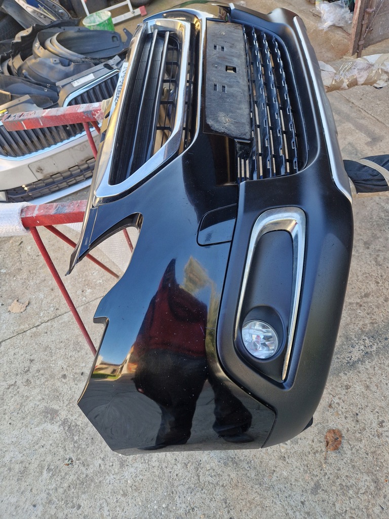 фото №7, Peugeot 2008 i kompletny бампер передний ktv хром