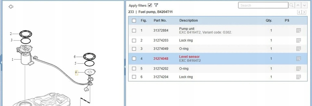 фото №7, Volvo s60 2015 датчики уровня топлива