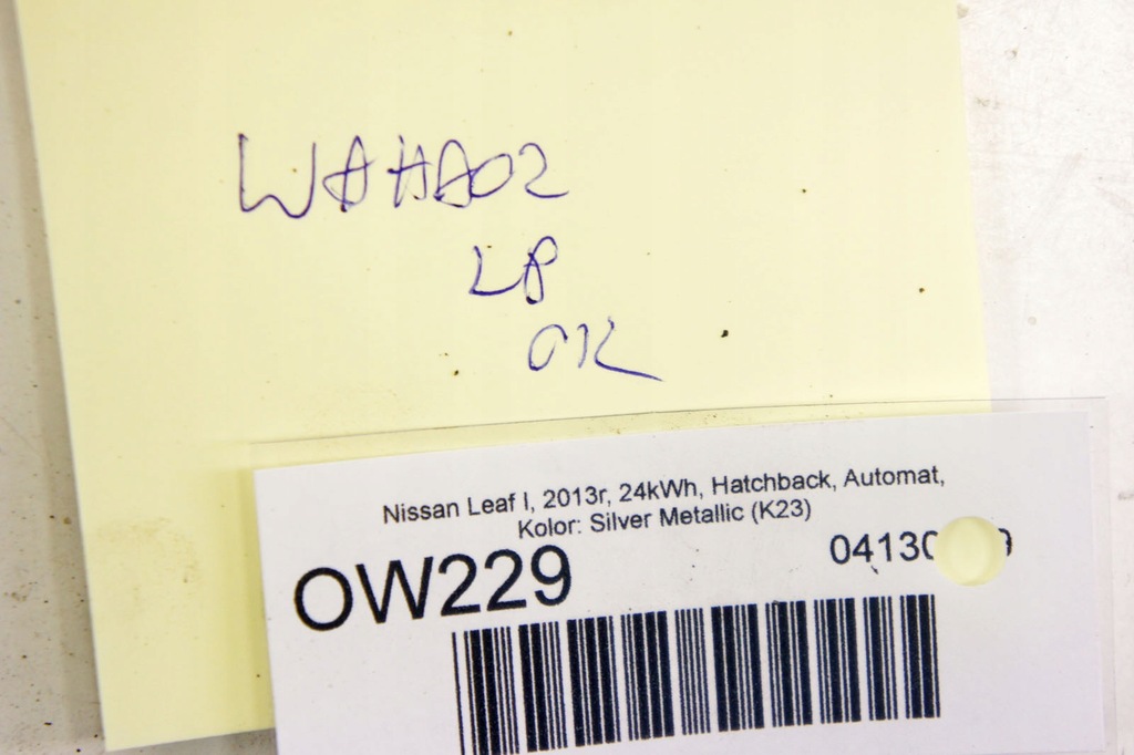 фото №6, Ow229 nissan leaf i ze0 24kwh рычаг левый перед