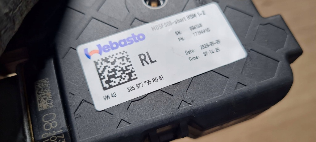 фото №6, Sq8 4m rsq8 q8 моторчик люк 3g5877795 sq7 4m q7 q3 83a