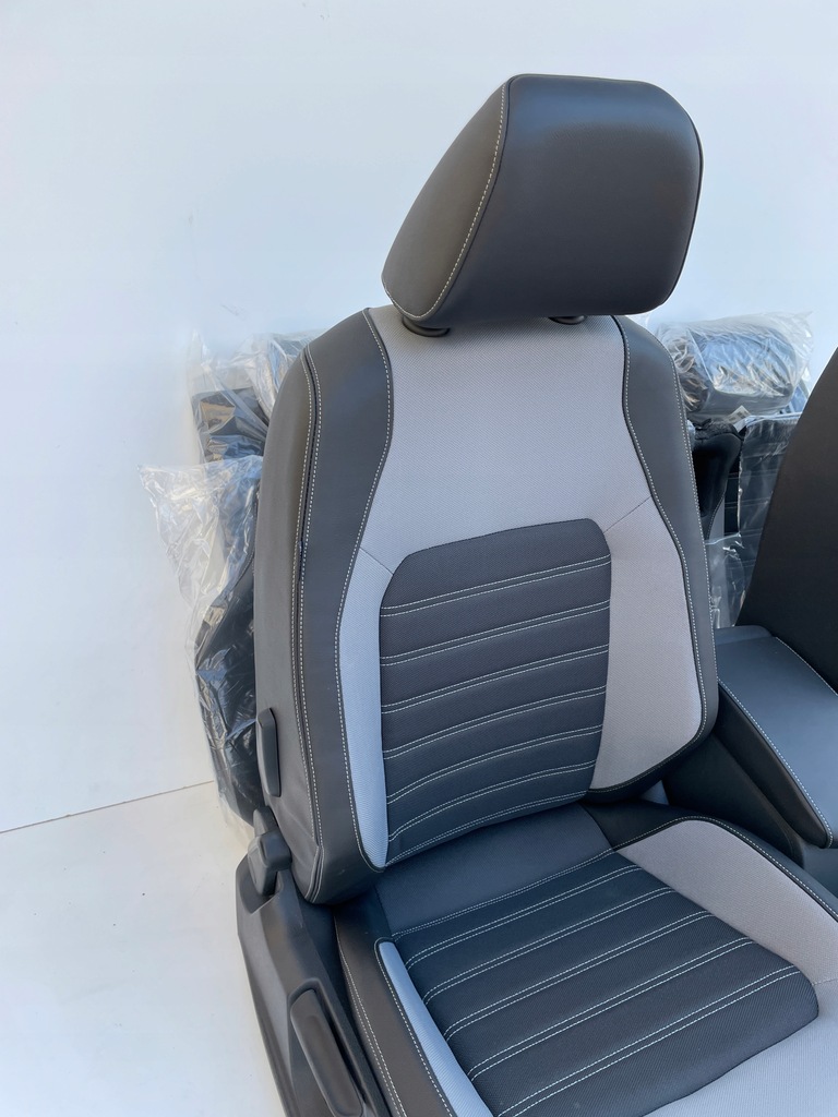 фото №10, Сиденья кожа + материал с подогревом обивка vw jetta 5c lift