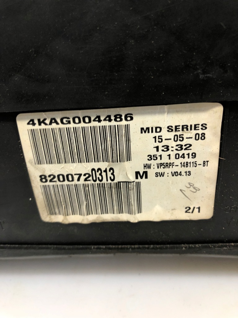 фото №4, Лічильник приладова панель 8200720313m renault