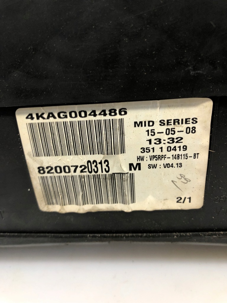 фото №4, Счетчик приборная панель 8200720313m renault