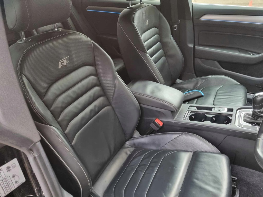 фото №3, Vw arteon середина r-line сиденье заднее сиденье обшивки niebieski led