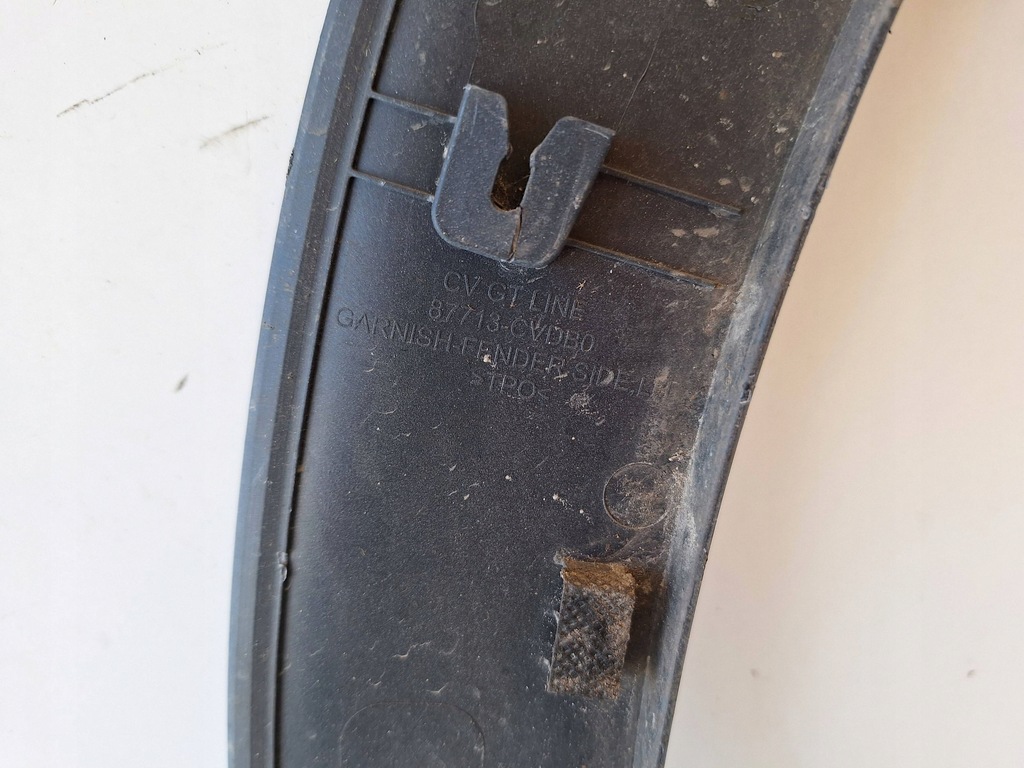 фото №7, Kia ev6 gt-line молдинг крыла левый перед 87713-cvdb0 оригинал