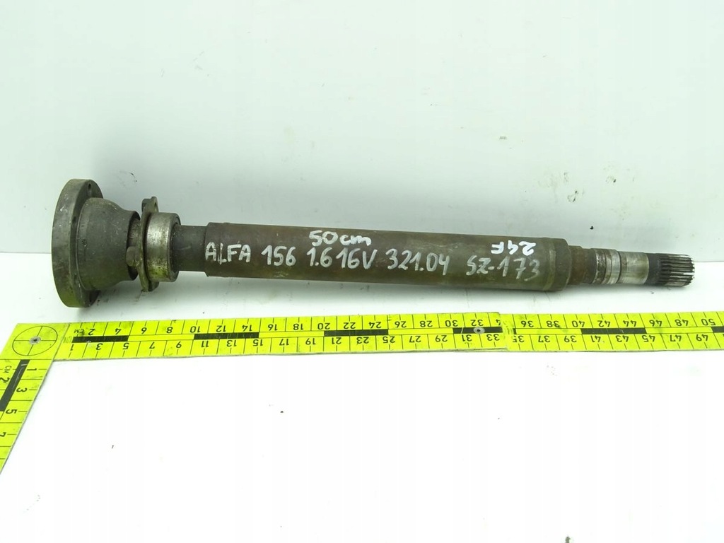 фото №3, Alfa romeo 156 97-05 1.6 16v ts привідний вал правий перед подовжувач