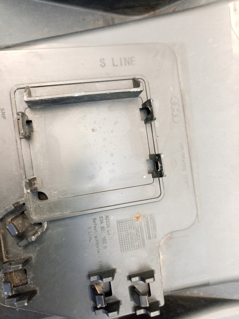 фото №14, Audi q3 2019-23 спойлер бампера задняя диффузор 83a807568e =