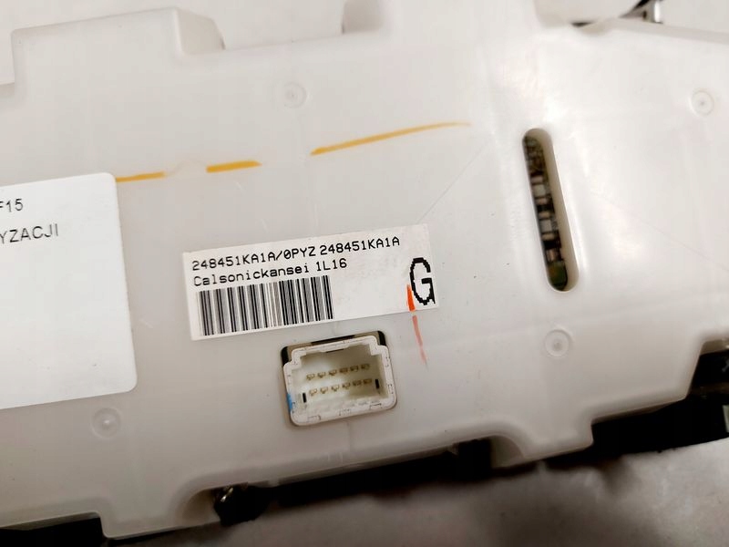 фото №9, Nissan juke f15 панель кондиціонера обдув 248451ka1a