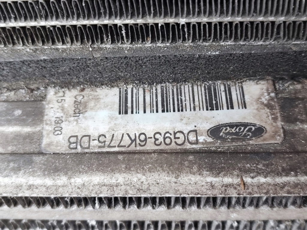 Mondeo mk5 2.0 tdci радіатор радіатор води кондиціонера інтеркулер kompl Оригінал