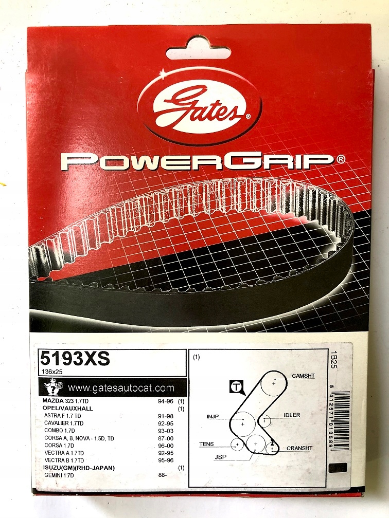 фото №5, Ремінь розподільного валу opel 1.6 ct558 opel ascona, corsa, k