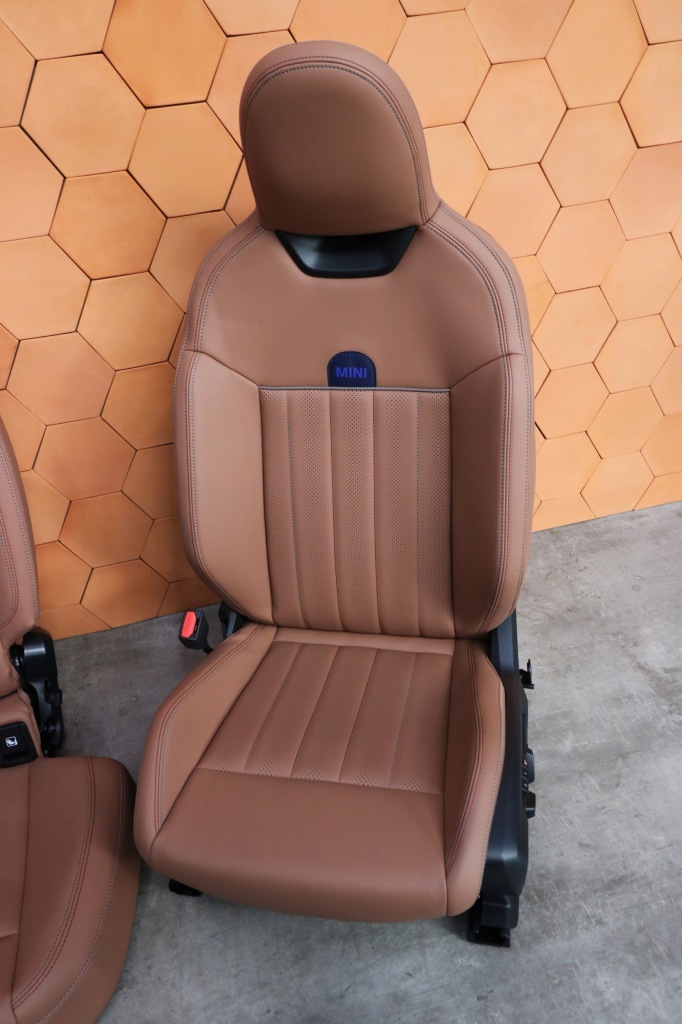 фото №12, Mini u25 countryman салон сидіння заднє сидіння обшивки тунель jcw vescin коричневий