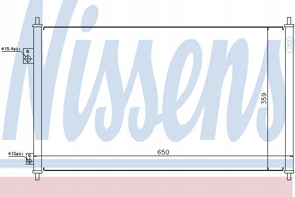 фото №1, Радіатор кондиціонера nissens 94771