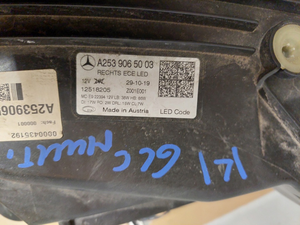 фото №7, Mercedes glc w253 x253 lift full led multibeam левая правая