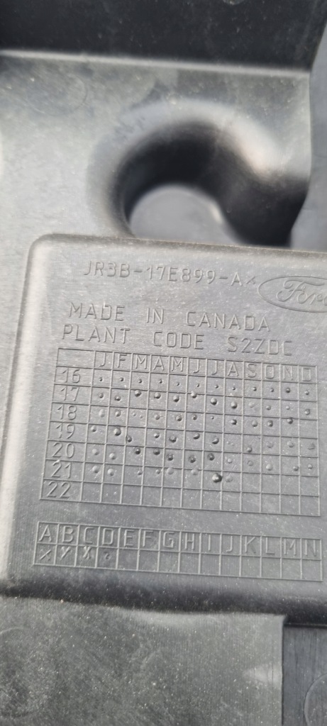 фото №16, Mustang абсорбер балка бампера задняя заднего жгут pdc fr3b-17e899-ab