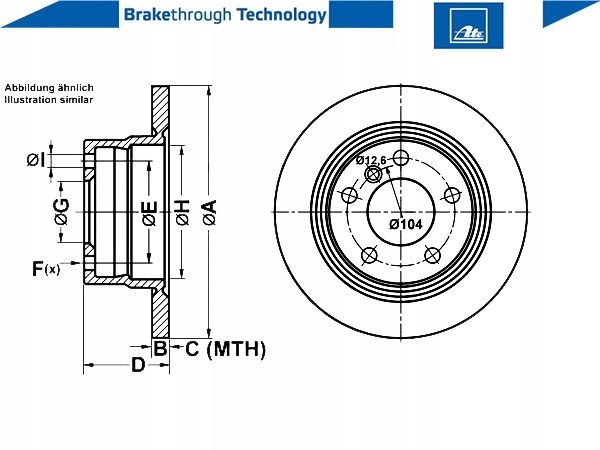 фото №8, Диск ham задня do bmw z4 2,0-2,5 02-08