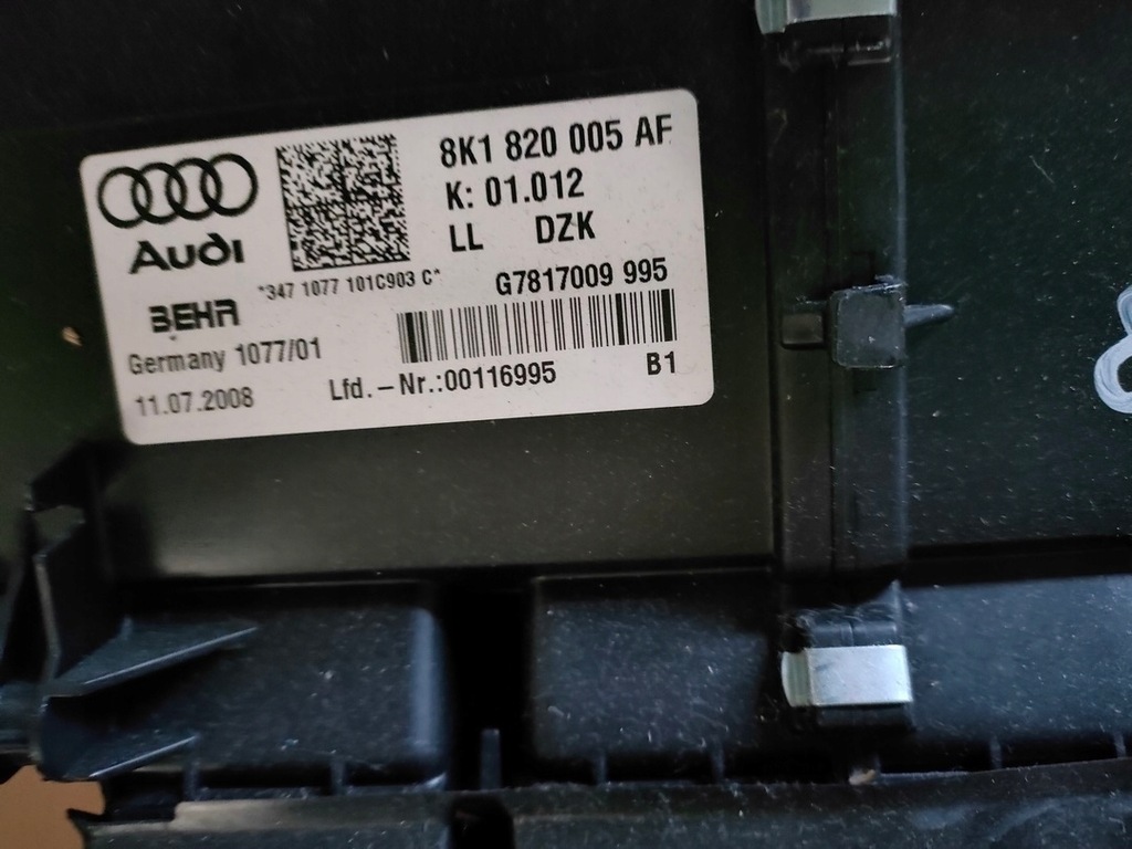 фото №5, Audi a4 b8 отопитель воздуходувка europa