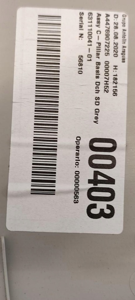 фото №5, Mercedes vito w447 защита стойка правый задняя a4476907225