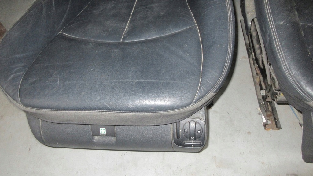 фото №7, Mercedes w211 сиденья сиденье обивка кожа czarna kombi