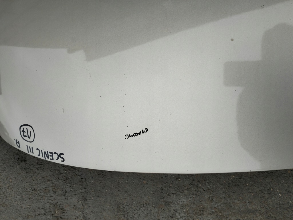 фото №6, Капот renault scenic iii колір ted11 оригінал лак 2008-2012