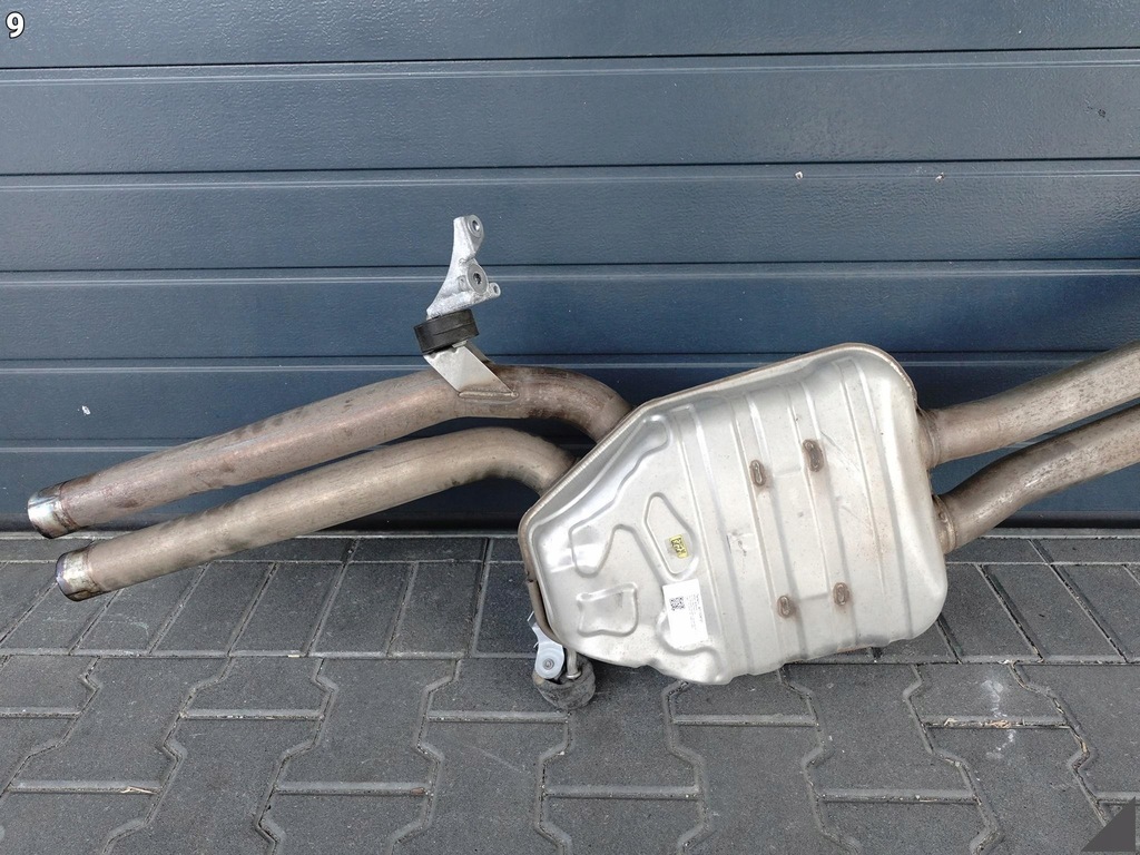 фото №10, Audi rs7 4g8 c7 lift 15-18 труба выхлоп гаситель левый задняя 4.0 tfsi 70 km