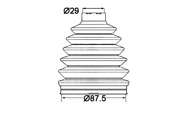 фото №2, Защита шарнир renault 2,0dci 29x87,5 sasic