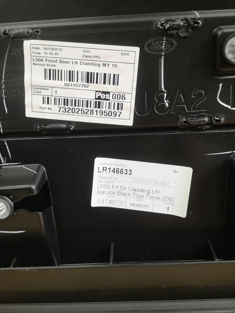 фото №5, Rr velar молдинг дверь левый перед nowa