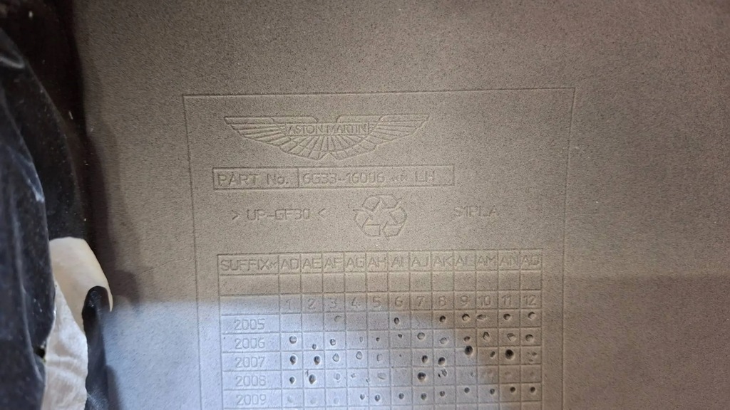 фото №12, Крыло левый перед передний aston martin vantage 6g33-16006