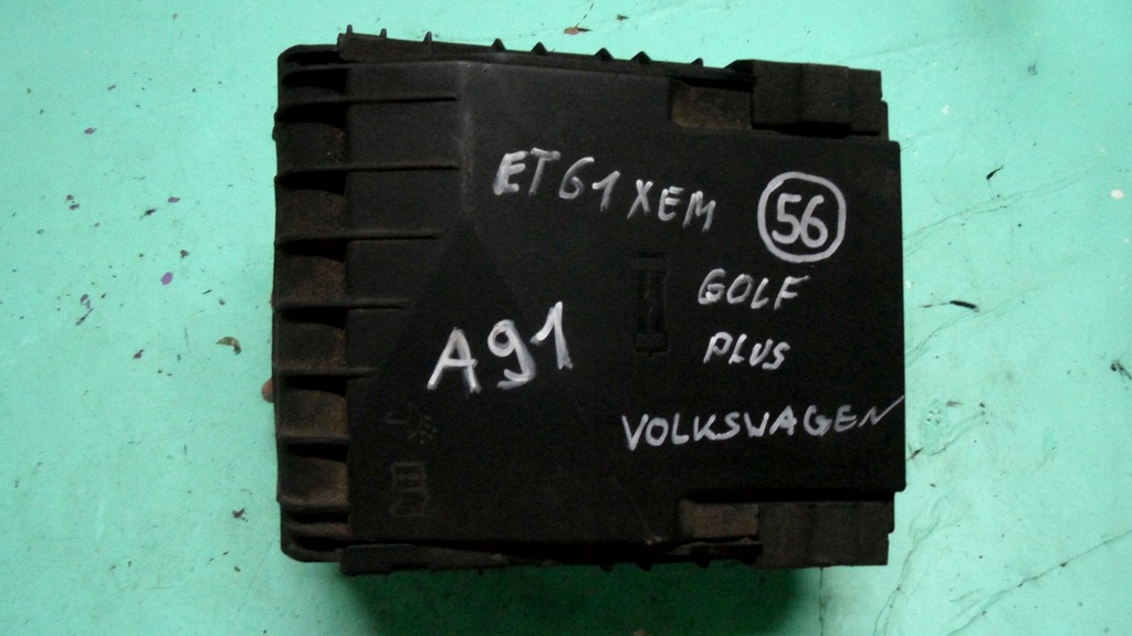 фото №8, Vw golf plus 1.6 tdi 12r коробка предохранителей