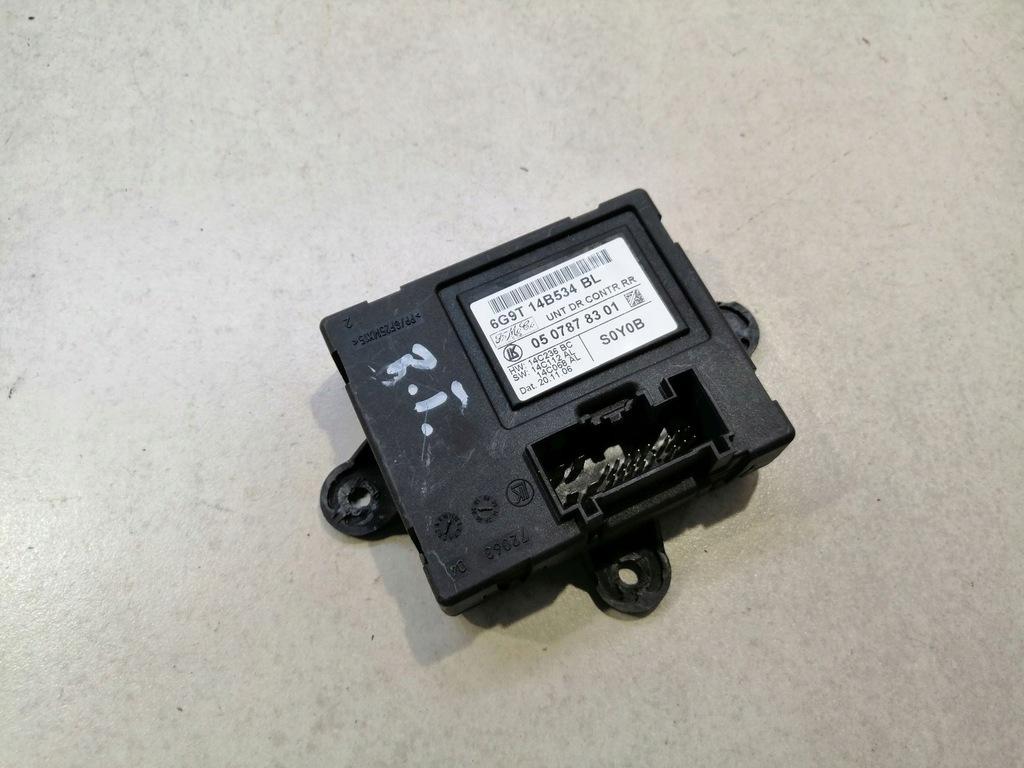 фото №6, Модуль дверь правый задняя volvo s80 ii 6g9t14b534bl