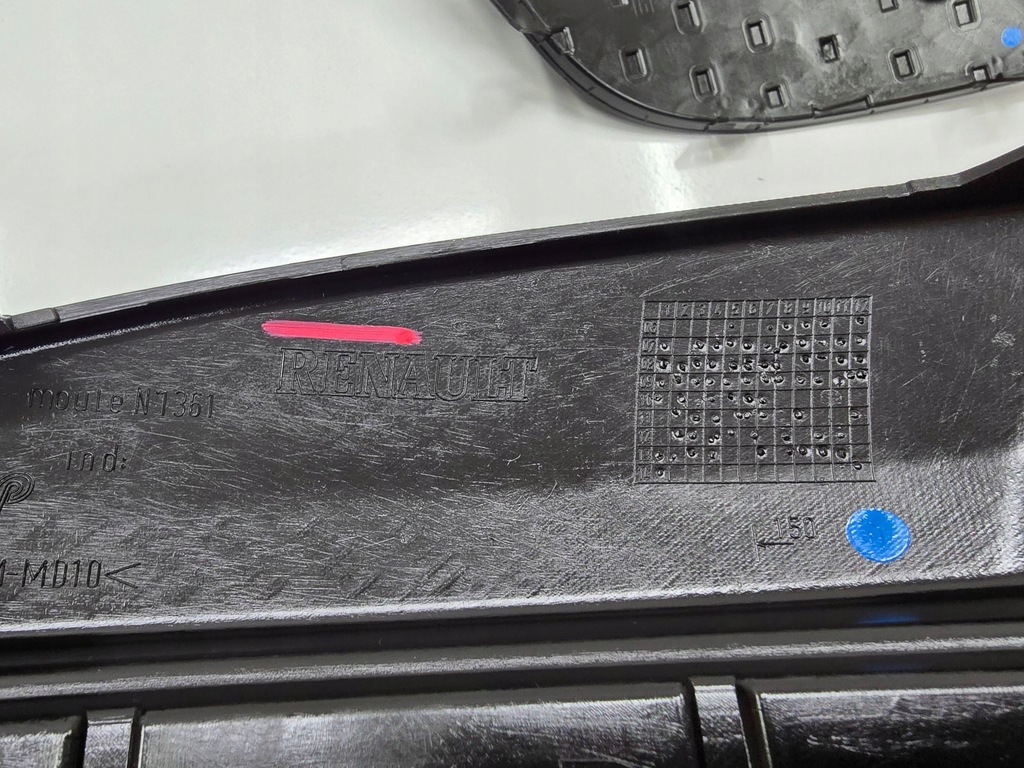 фото №8, Решітка решітка радіатора бампера do renault twingo 2 ii 07-11 l+p