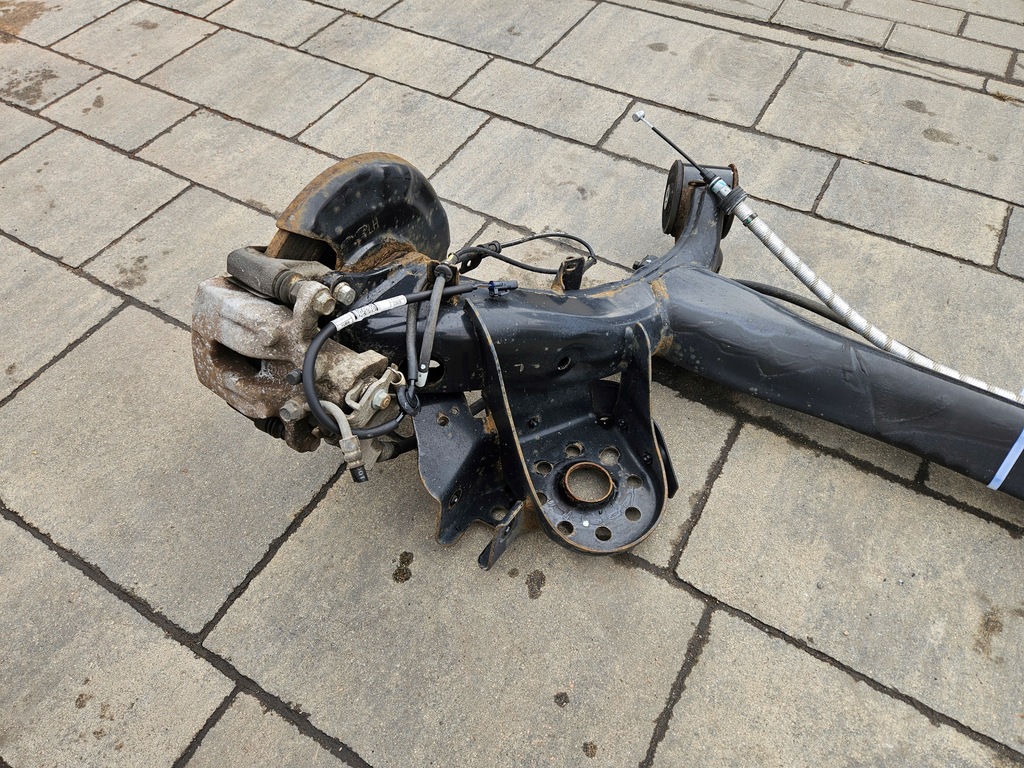 фото №6, Балка подвеска задняя oś подрамник kia soul ii 15-19 тормозные диски