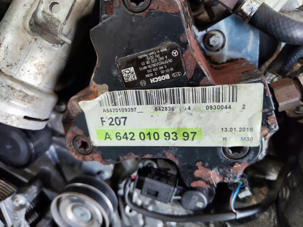 фото №11, Двигун kompletny обладнання 642836 mercedes 3.0cdi w212 w207 350cdi w204