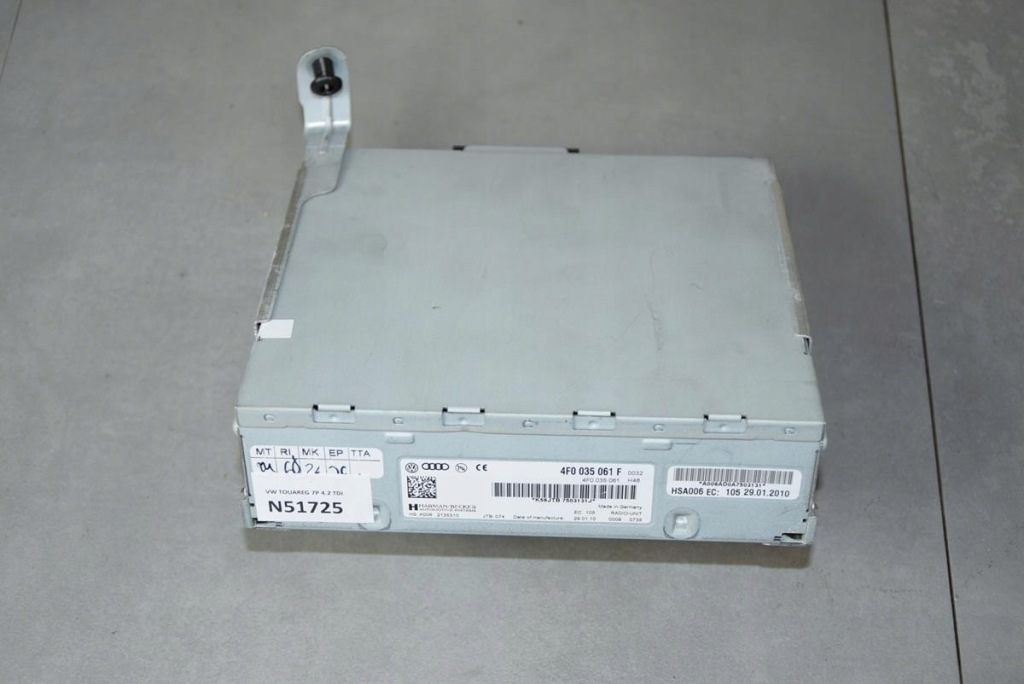 фото №1, Vw touareg 7p тюнер радио 4f0035061f