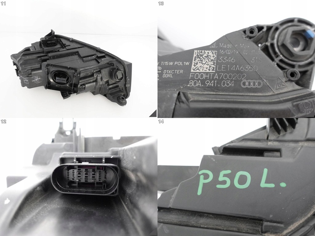 фото №12, Audi q5 80a ii fy 17-20 лампа full led права eu