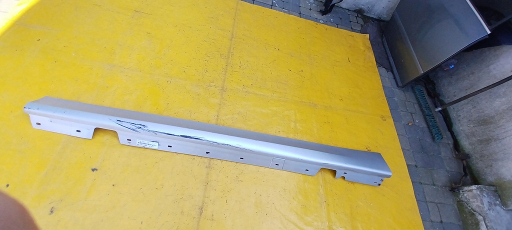 фото №10, Молдинг порог левая bmw e90 sedan 04-08r 7062297 цвет серебристая .