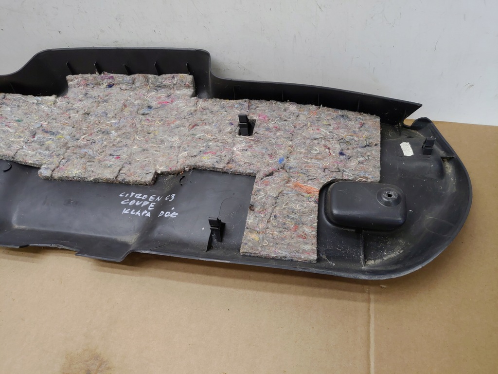 фото №8, Обивка защита + gora крышки багажника citroen c4 i 04-08 coupe 3дверь