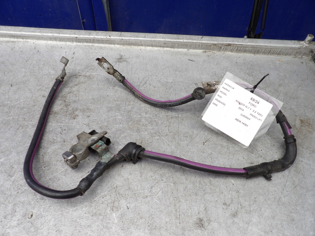 фото №1, Ford ranger xlt v шланг негативний клема ab3914301