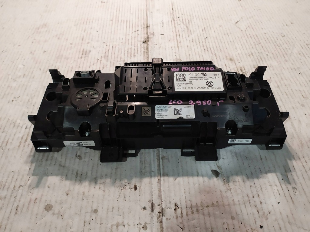 фото №8, Счетчик приборы led lcd виртуальный vw polo taigo t-cross 2g0920790